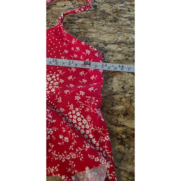 Oshkosh Bgosh Red 2PC Swimsuit Tankini Girls Sz 14 - Picture 3 of 5